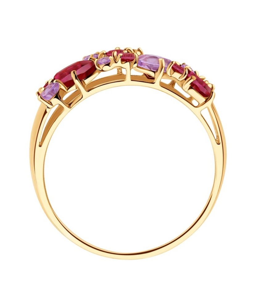 Kuldsõrmus ametüstidega - Kuldsõrmused - Goldinga