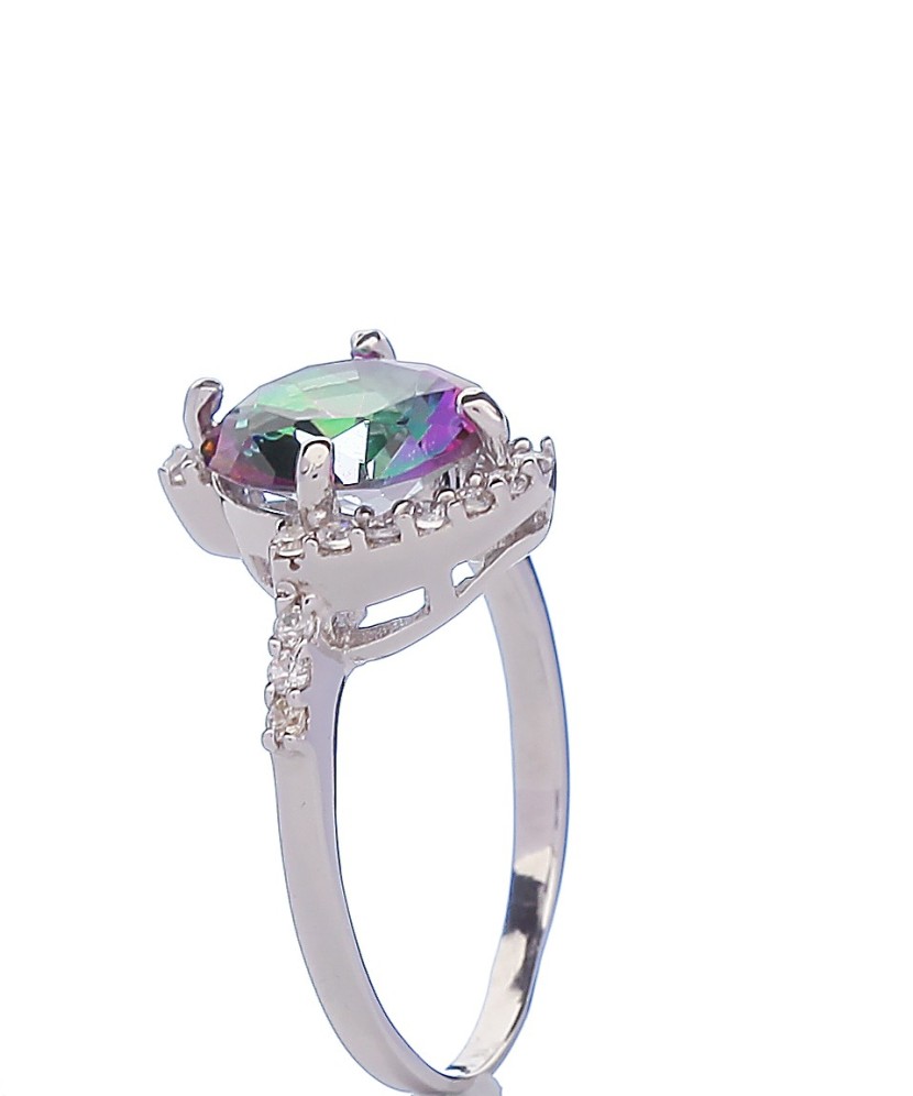 Hõbesõrmus tsirkoonidega - Hõbesõrmused - Goldinga