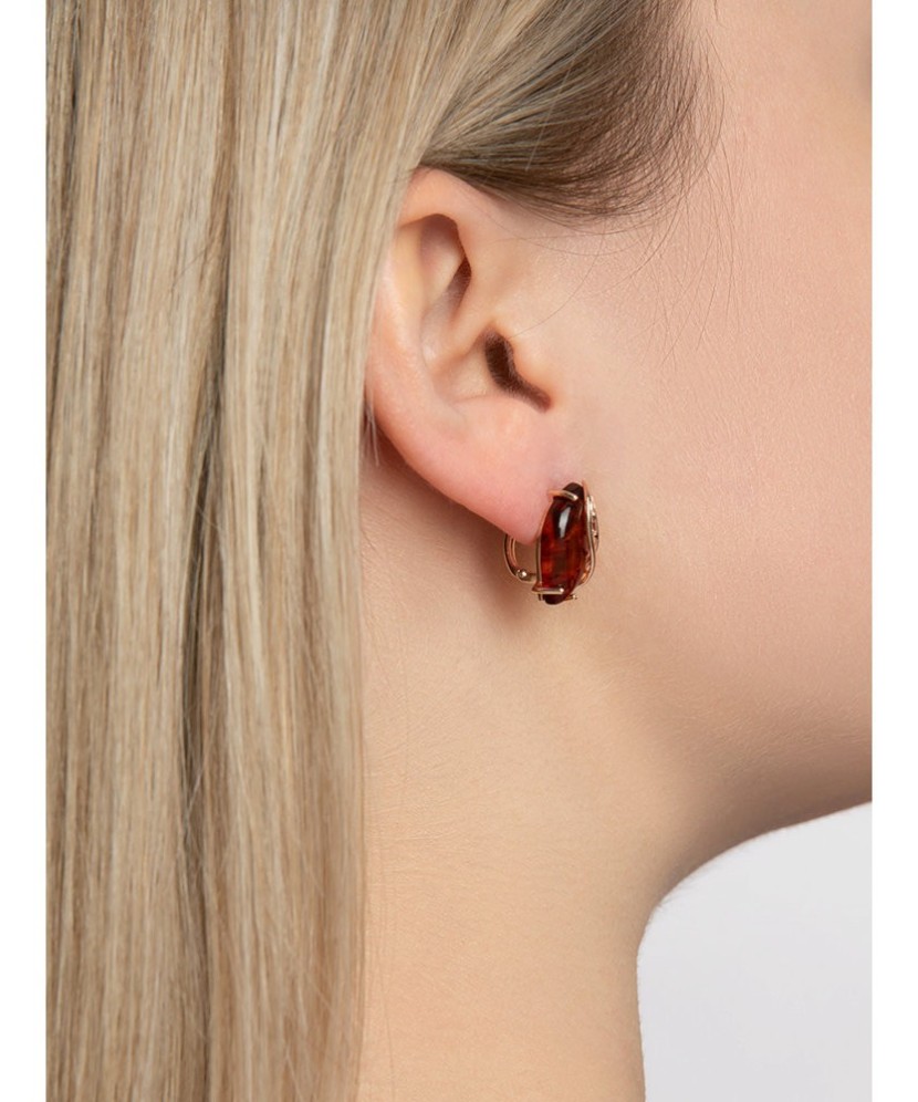 Kuldkõrvarõngad merevaiguga - Kuldkõrvarõngad - Goldinga