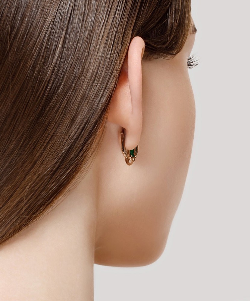 Kuldkõrvarõngad agaadiga - Kuldkõrvarõngad - Goldinga