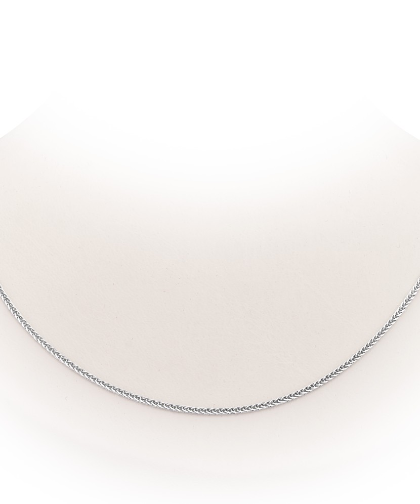 Sidabrinė grandinėlė dengta rodžiu "Spiker" - Sidabrinės grandinėlės - Goldinga