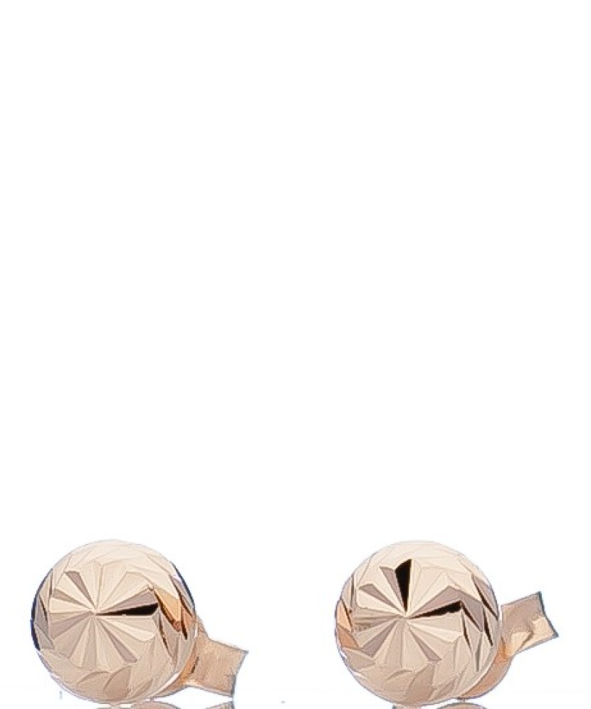 Graveeritud kuldkõrvarõngad "mullikesed" - Kuldkõrvarõngad - Goldinga