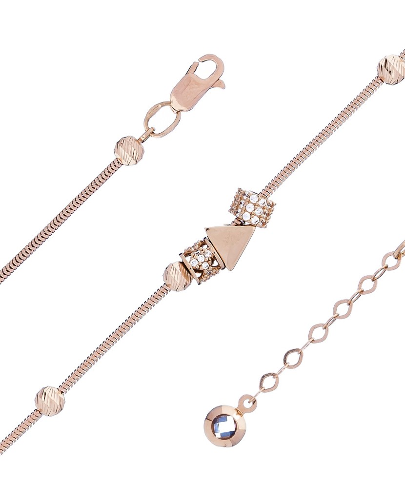 Kuldkäevõru tsirkoonidega - Kullast käeketid - Goldinga