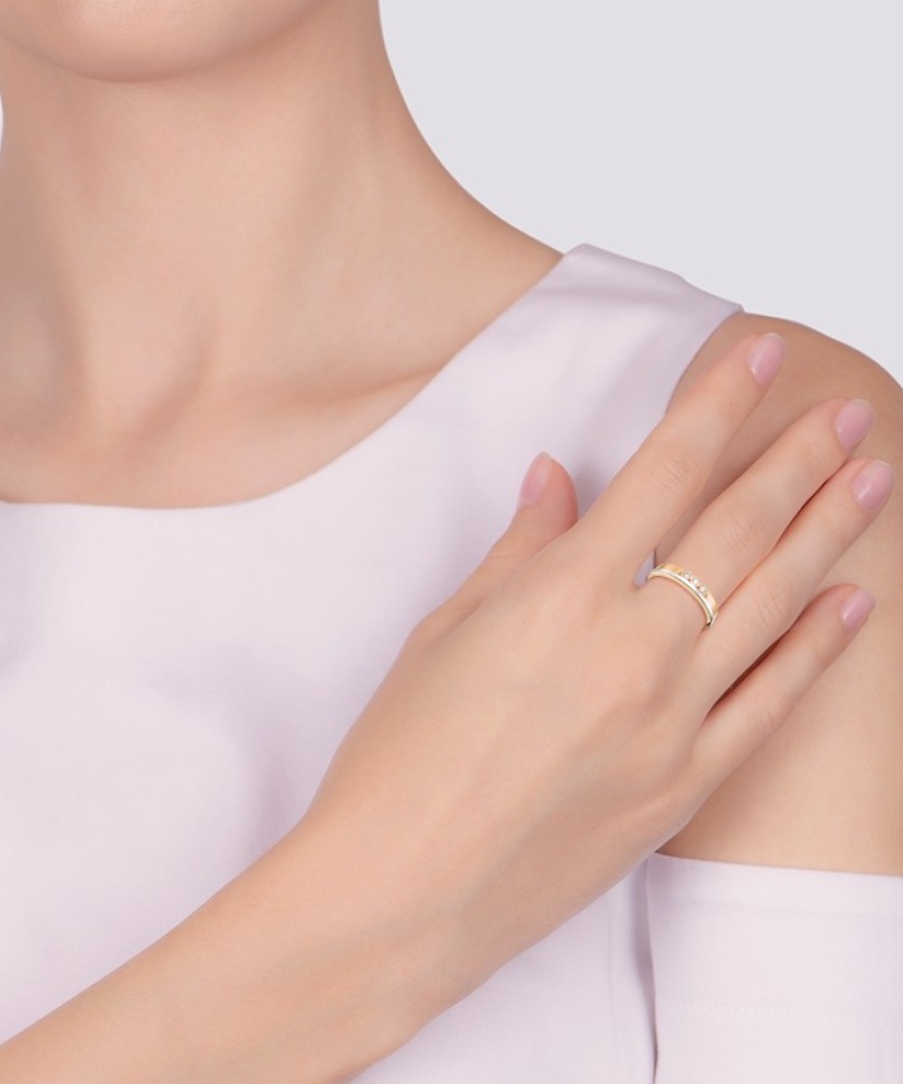 Kuldsõrmus tsirkoonidega - Kuldsõrmused - Goldinga