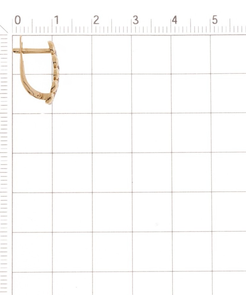 Auksiniai auskarai su cirkoniais - Auksiniai auskarai - Goldinga