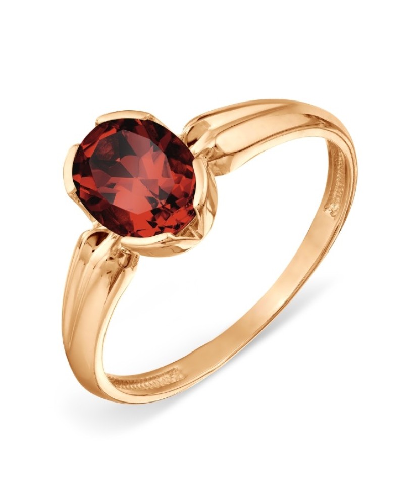 Kuldsõrmus granaadiga - Kuldsõrmused - Goldinga