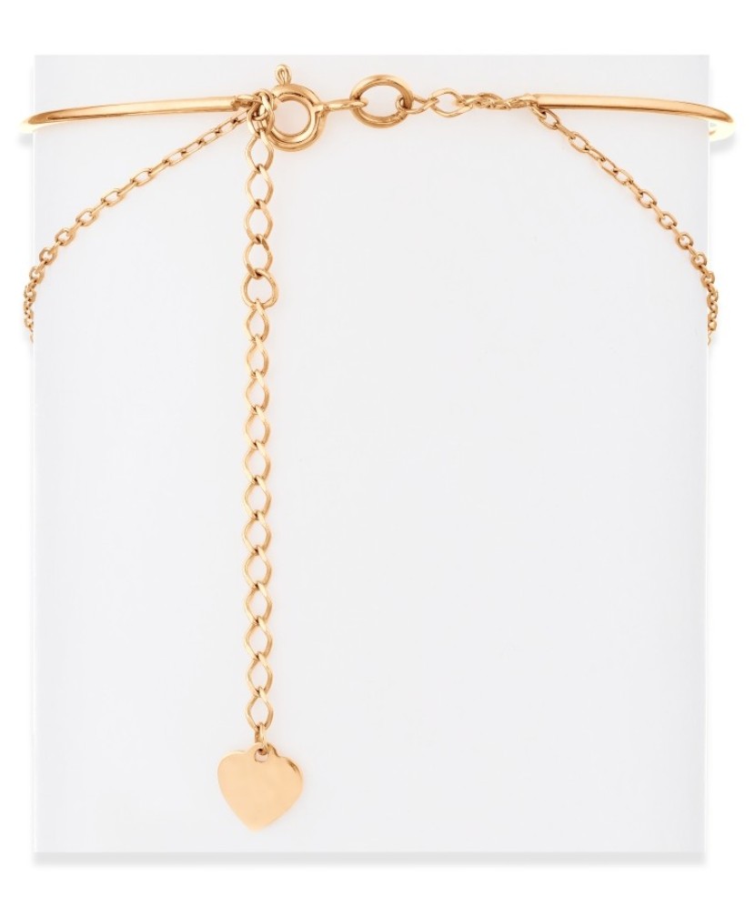 Dviguba auksinė apyrankė su cirkoniais - Auksinės apyrankės - Goldinga