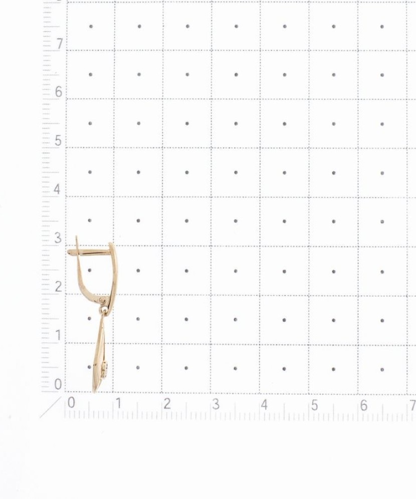 Kuldkõrvarõngad tsirkooniga - Kuldkõrvarõngad - Goldinga