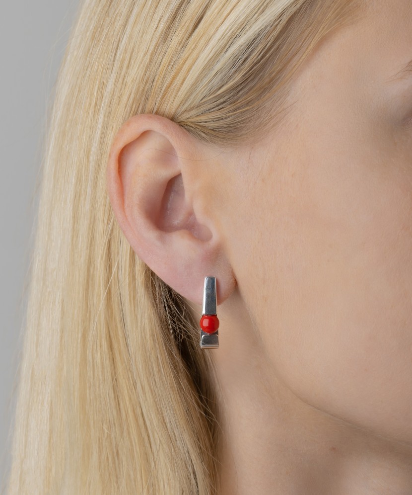 Hõbekõrvarõngad korallide - Hõbekõrvarõngad - Goldinga