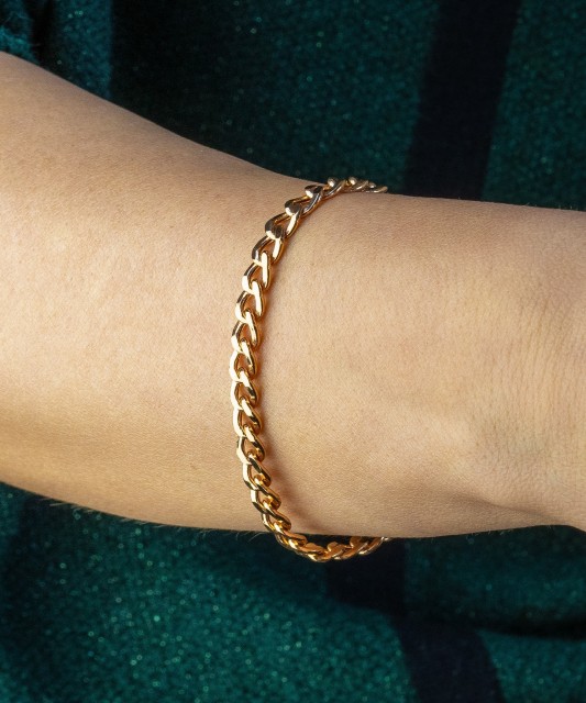 Kuldkäevõru "Curb" - Kullast käeketid - Goldinga