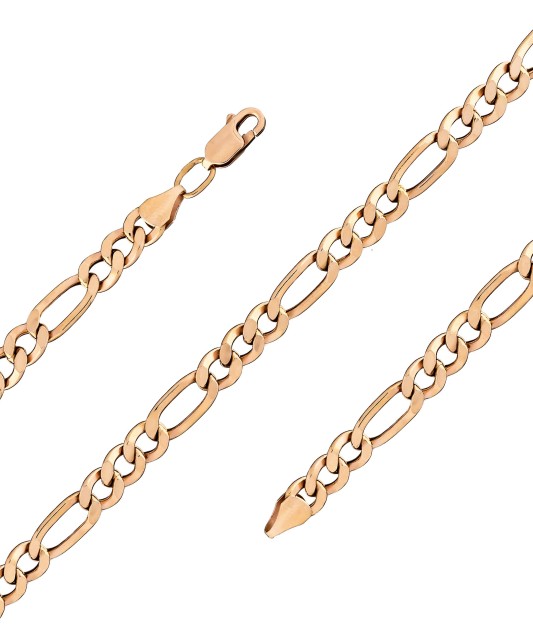 Золотой браслет "Figaro" 6.1mm