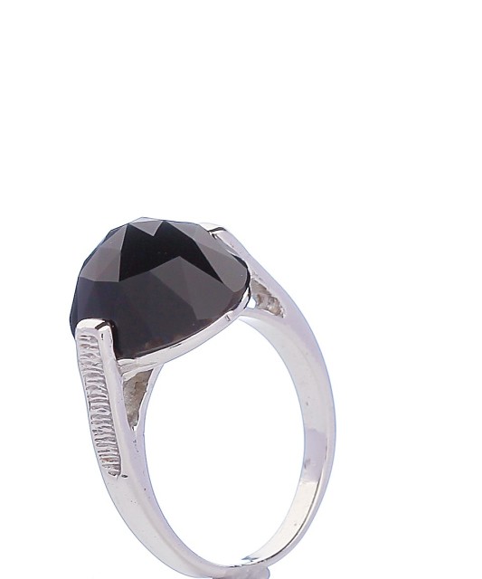 Sidabrinis žiedas su kristalu - Sidabriniai žiedai - Goldinga