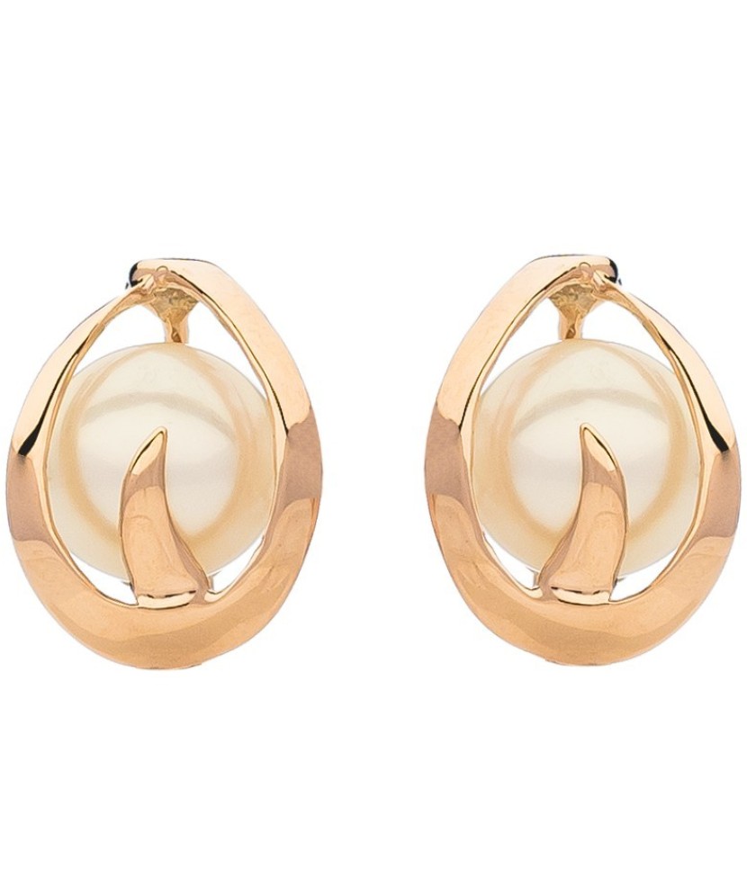 Золотые серьги с жемчугом