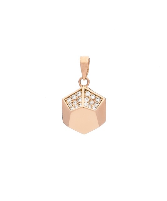 Auksinis pakabukas su cirkoniais Goldinga X8-VX7ZP0204-R/LP