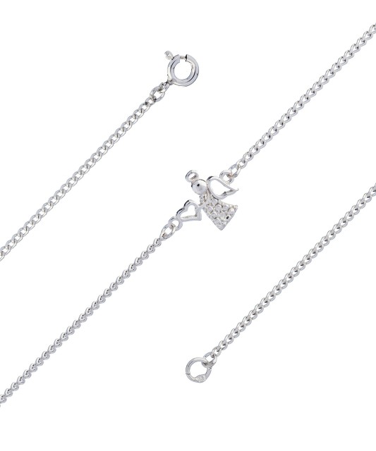 Hõbekäevõru ripatsiga "Ingel" - Hõbedast käeketid - Goldinga