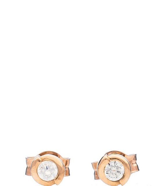 Auksiniai auskarai su cirkoniais Goldinga 03194