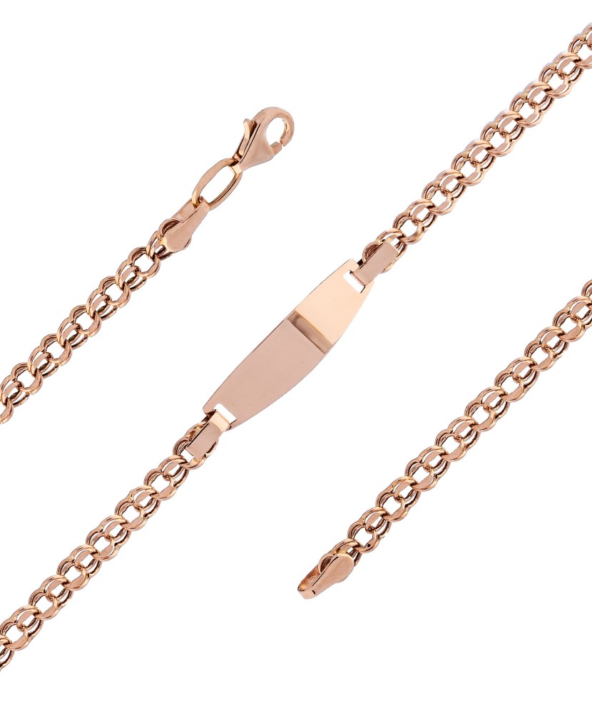 Laste kuldkäevõru, plaadiga - Kullast käeketid - Goldinga