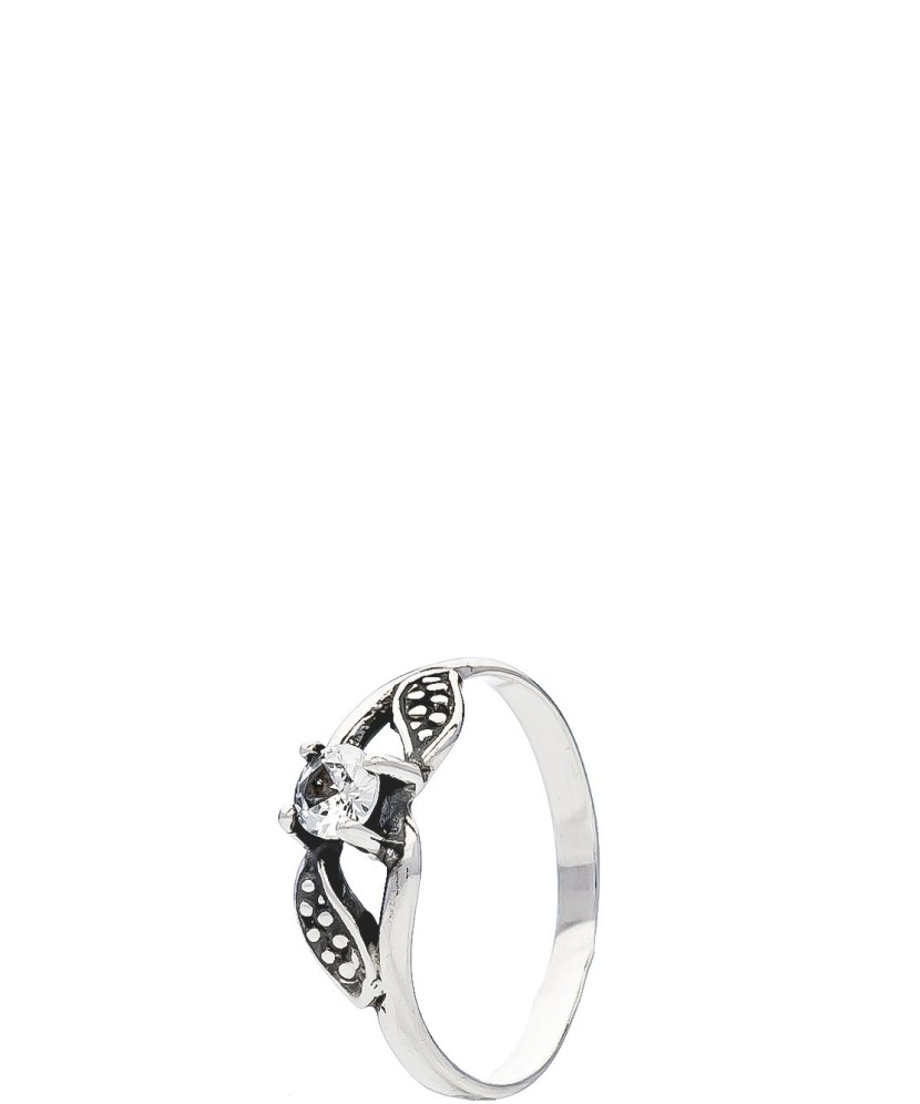 Sidabrinis žiedas su cirkoniu Goldinga 02688