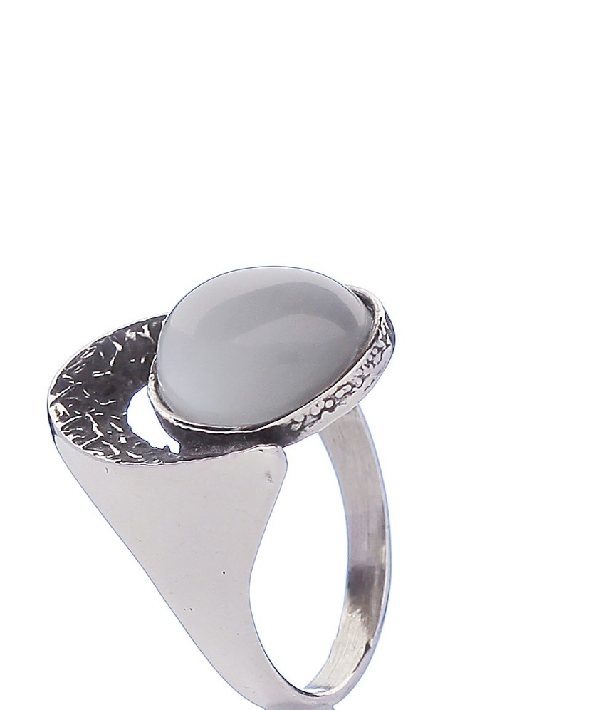 Hõbesõrmus kassisilma kiviga - Hõbesõrmused - Goldinga