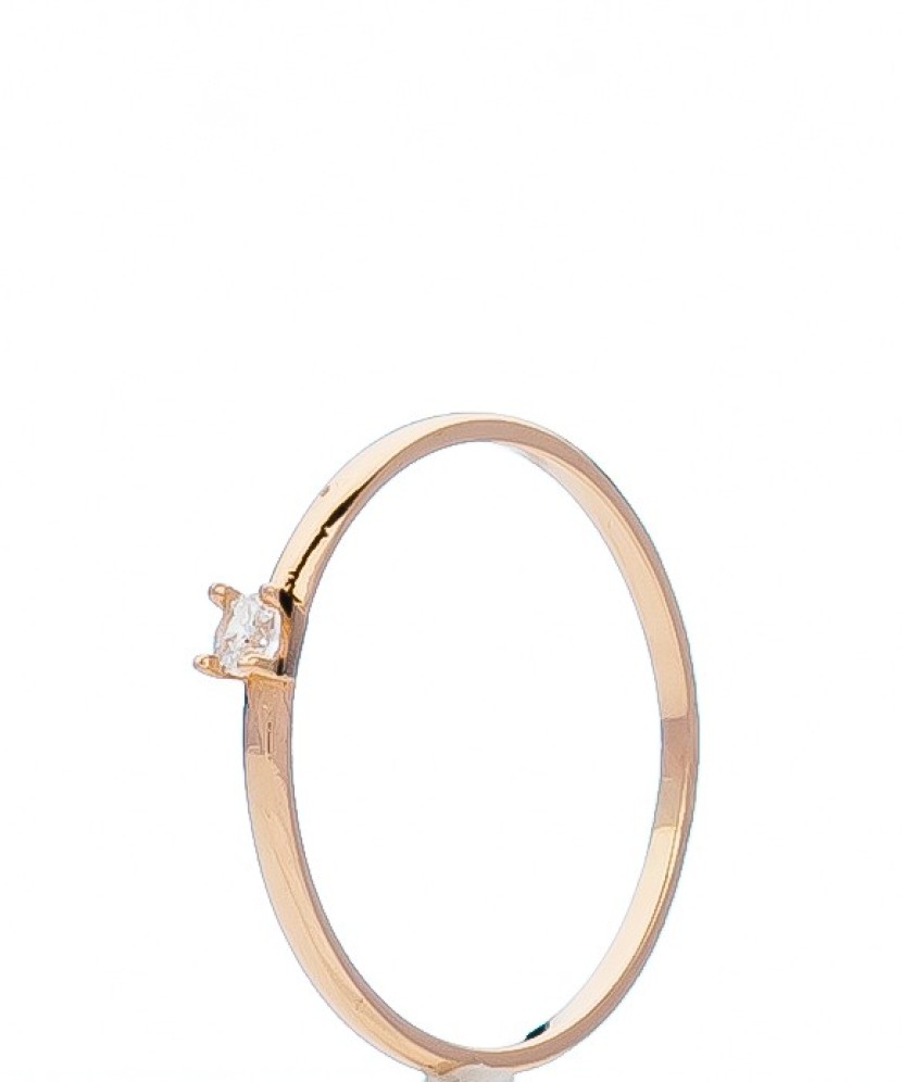 Kuldsõrmus tsirkooniga - Kuldsõrmused - Goldinga