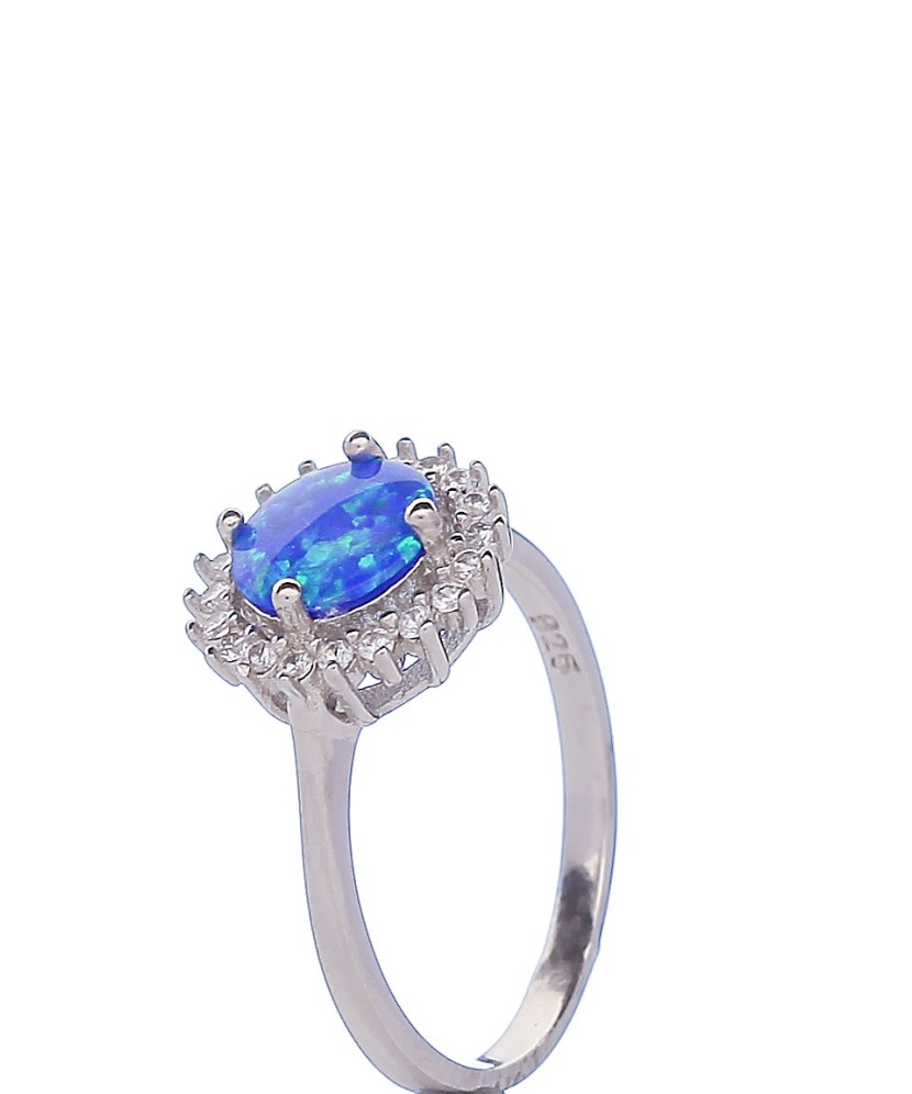 Hõbesõrmus opaaliga - Hõbesõrmused - Goldinga