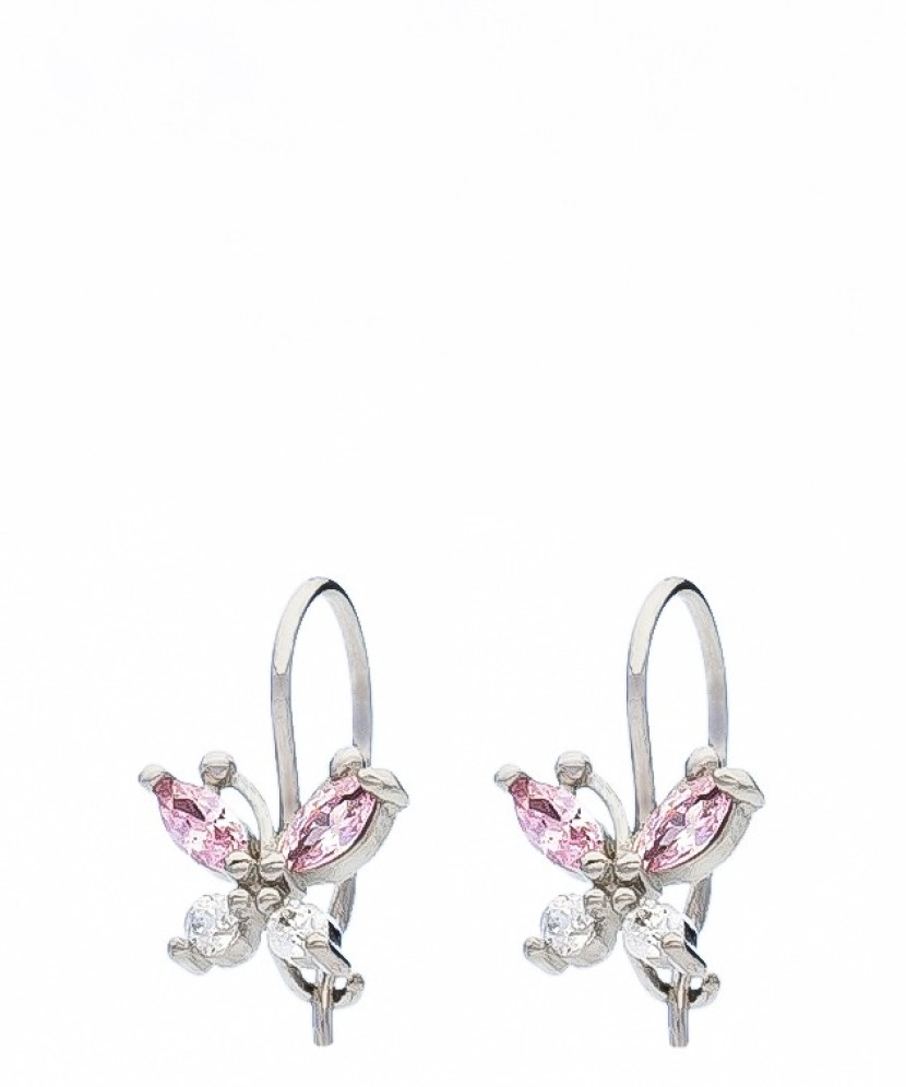 Sidabriniai auskarai "Drugelis" - Vaikiški auskarai - Goldinga