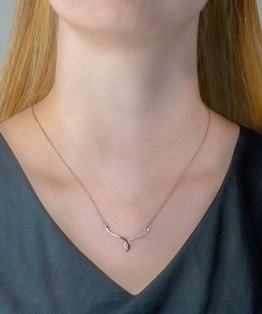 Kuldne kett briljantse ripatsiga - Kuldketid ripatsidega - Goldinga