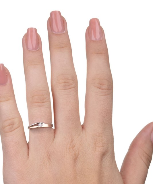 Kuldsõrmus briljantidega - Kuldsõrmused kalliskividega - Goldinga