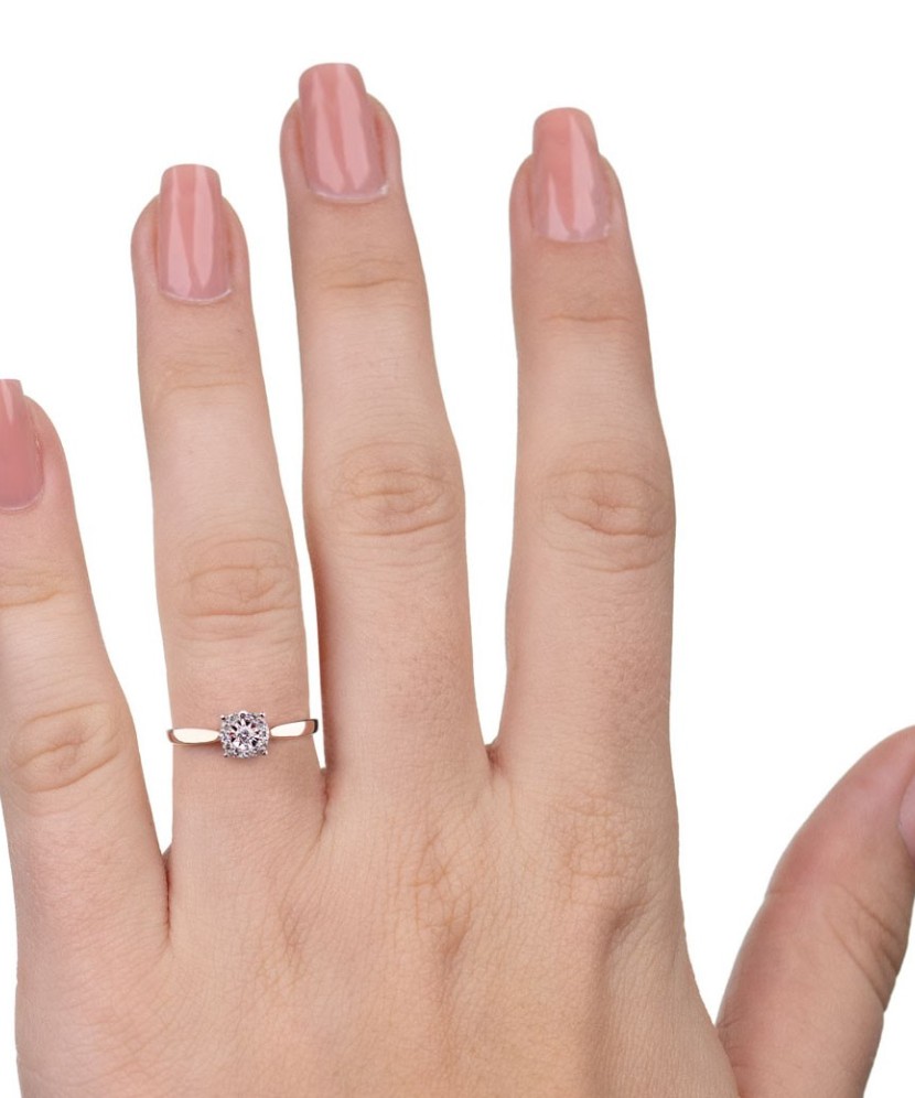 Kuldsõrmus briljantidega - Kuldsõrmused kalliskividega - Goldinga