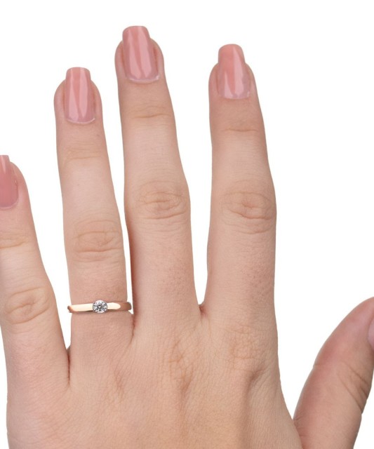 Kuldsõrmus briljantidega - Kuldsõrmused kalliskividega - Goldinga