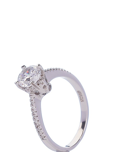 Hõbesõrmus tsirkoonidega - Hõbesõrmused - Goldinga