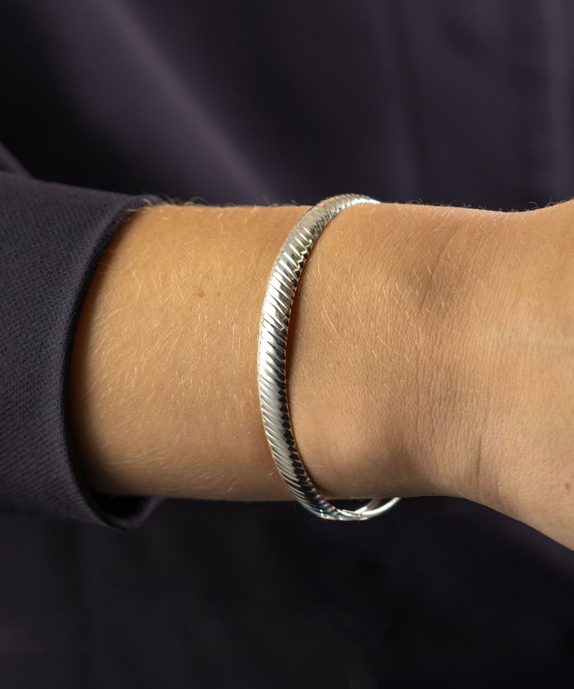 Hõbedane soliidne käevõru - Hõbedast käeketid - Goldinga