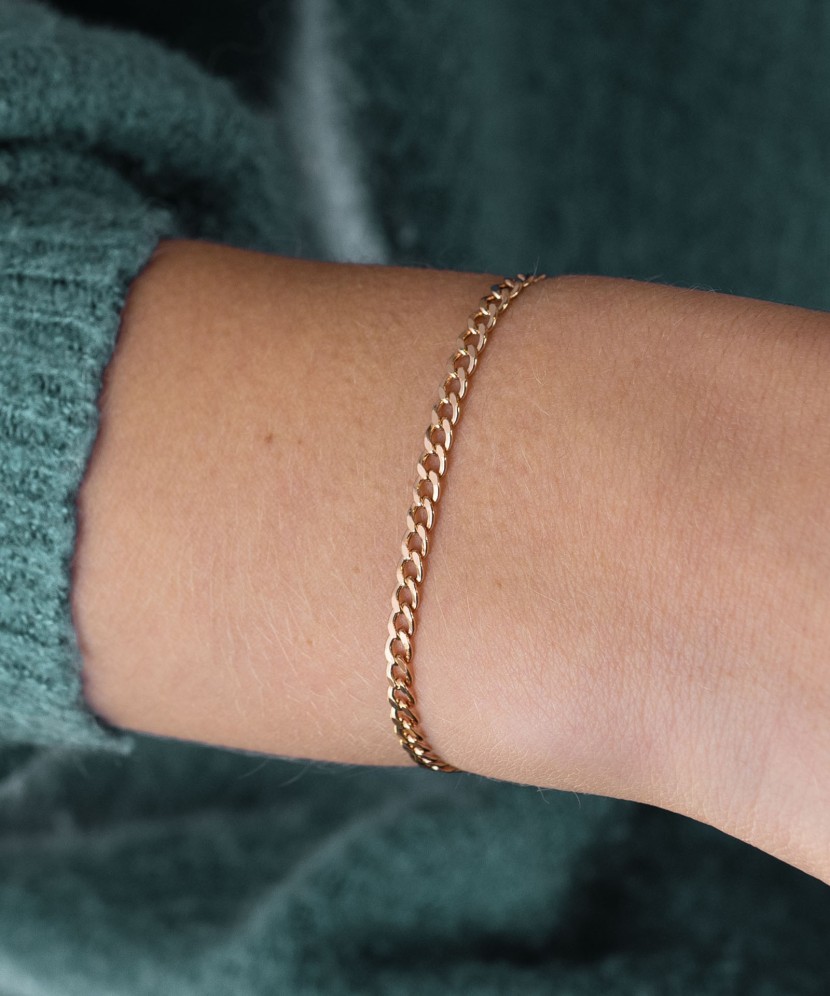 Kuldkäevõru "Curb" - Kullast käeketid - Goldinga