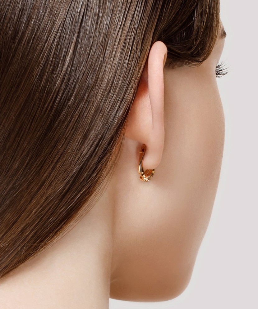 Kuldkõrvarõngad tsirkoonidega - Kuldkõrvarõngad - Goldinga