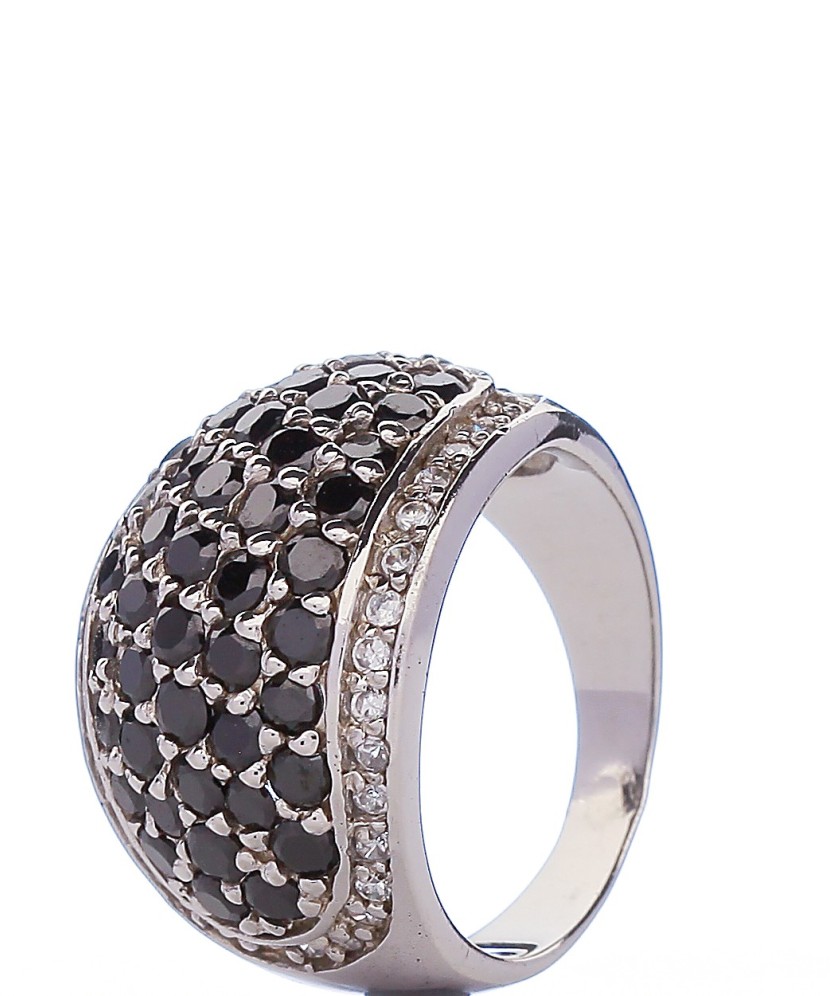 Hõbesõrmus tsirkoonidega - Hõbesõrmused - Goldinga