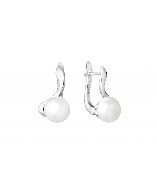 Hõbekõrvarõngad naturaalsete pärlitega - Pärliga kõrvarõngad - Goldinga