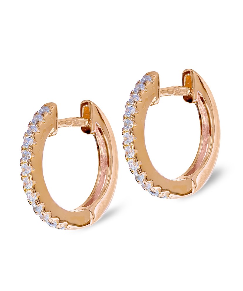 Kullatud Hõbedast kõrvarõngad tsirkoonide