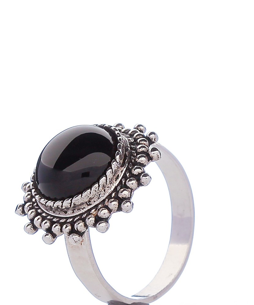 Hõbesõrmus sünteetilise oonüksiga - Hõbesõrmused - Goldinga