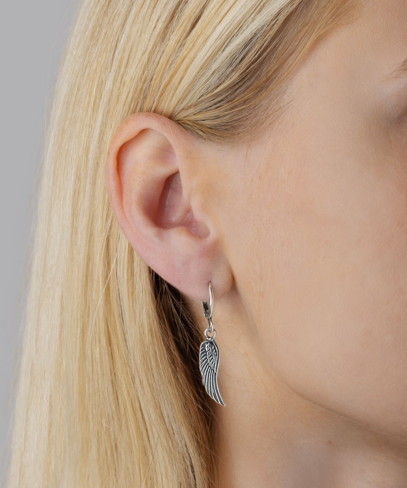 Hõbekõrvarõngad  "Inglitiib"