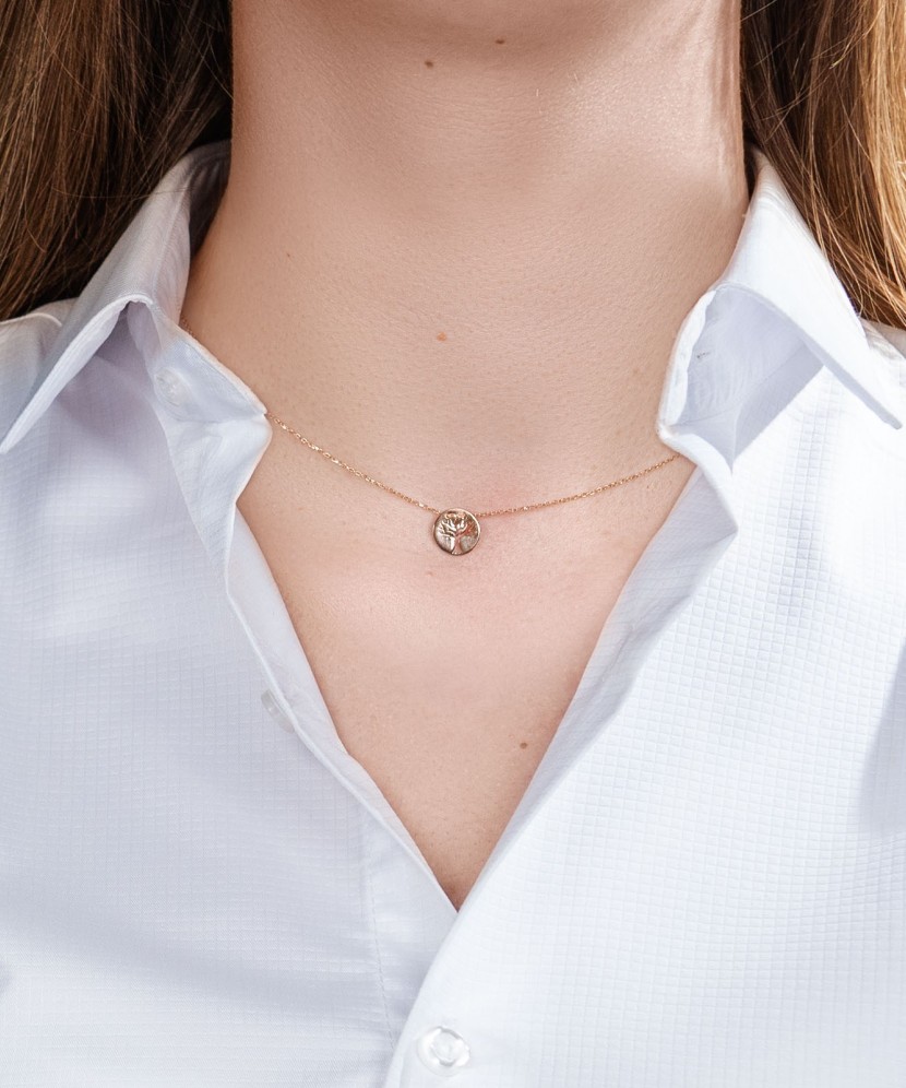 Золотая цепочка с подвеской "Дерево жизни"