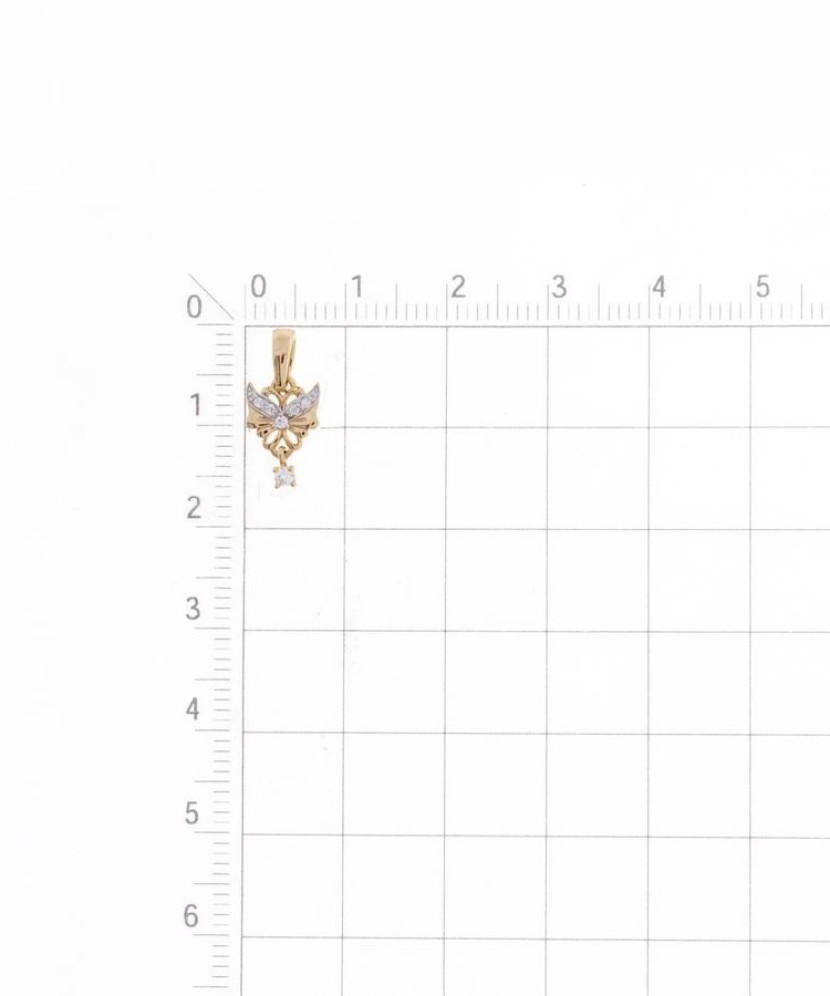 Auksinis pakabukas su cirkoniais - Auksiniai pakabukai - Goldinga