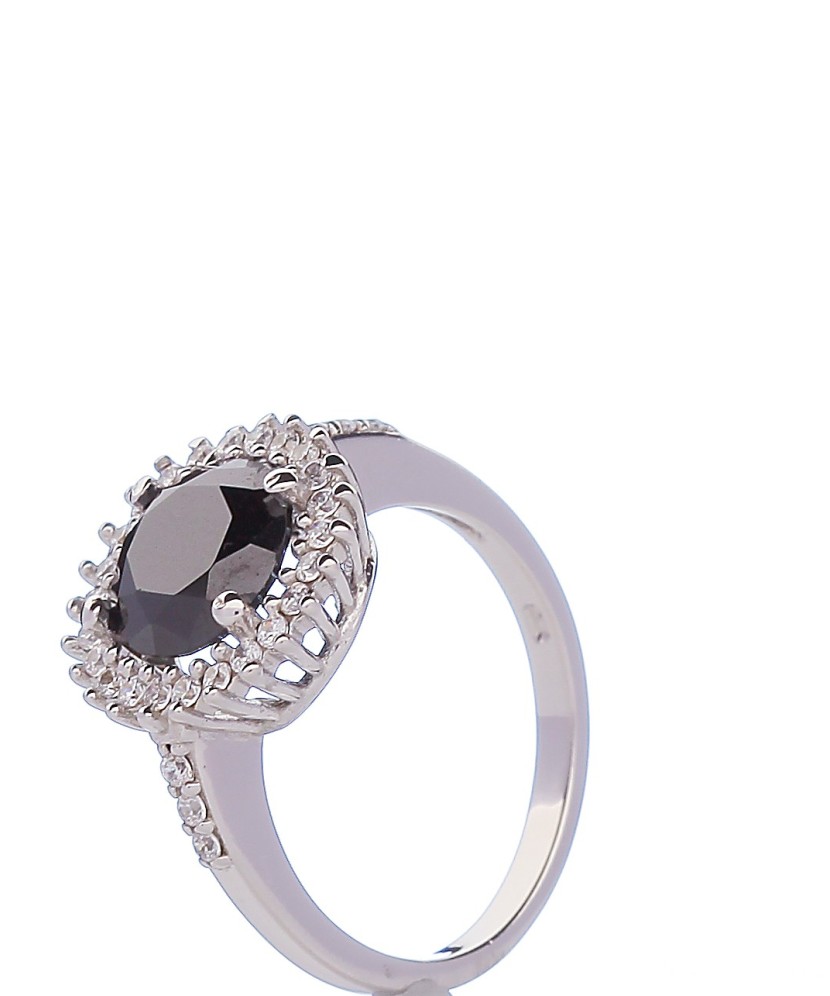 Hõbesõrmus tsirkoonidega - Hõbesõrmused - Goldinga