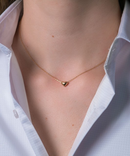 Kuldne Kett Ripatsiga "Süda"