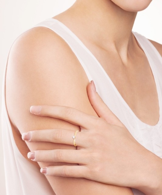 Kuldsõrmus briljandiga - Kuldsõrmused kalliskividega - Goldinga