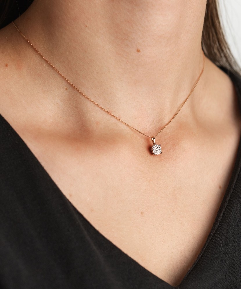 Золотой подвеска с бриллиантами