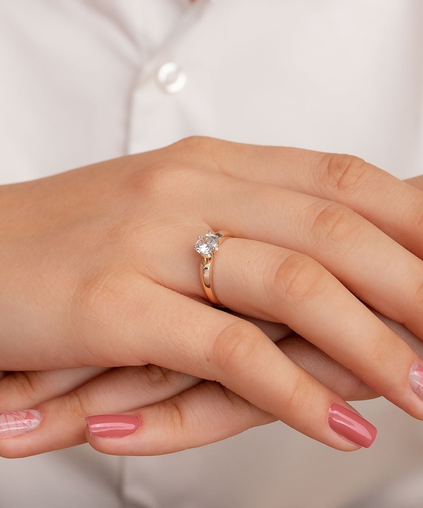 Kuldsõrmus kristalliga Goldinga T142015925