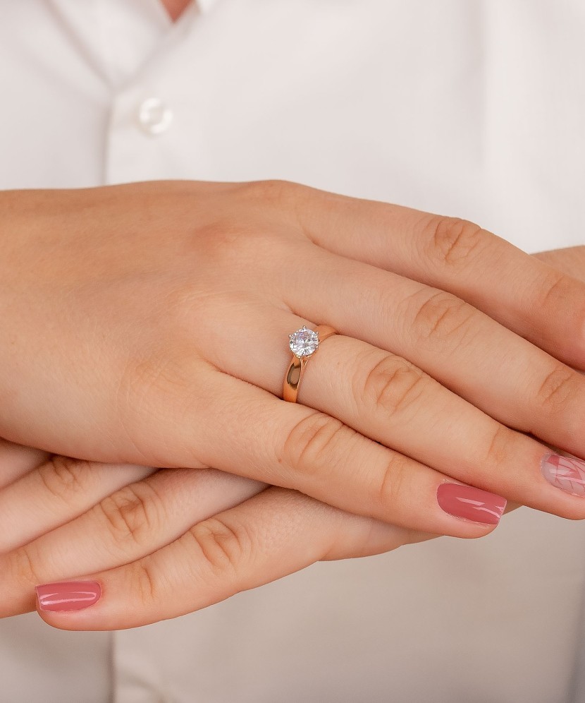 Kuldsõrmus kristalliga Goldinga T142017045