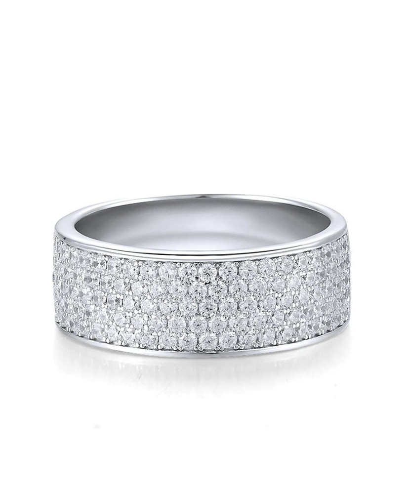 Hõbesõrmus tsirkoonidega - Hõbesõrmused - Goldinga