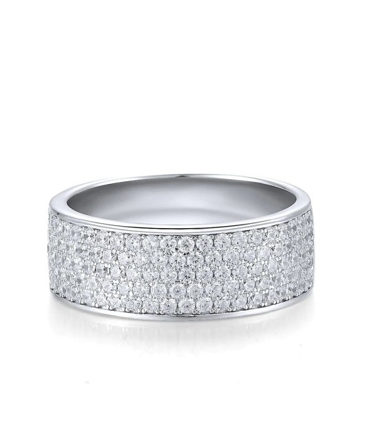 Hõbesõrmus tsirkoonidega - Hõbesõrmused - Goldinga