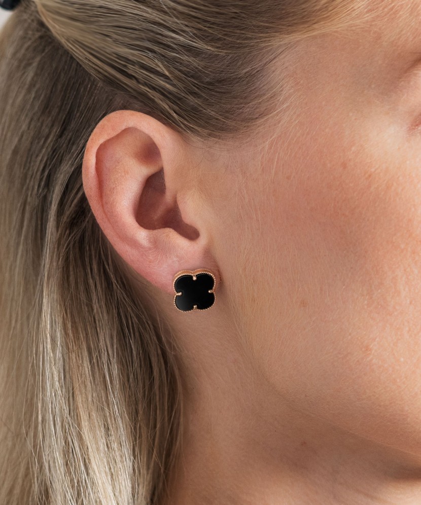 Kuldkõrvarõngad emailiga 16mm